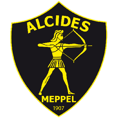 Clublogo voetbalvereniging Alcides uit Meppel