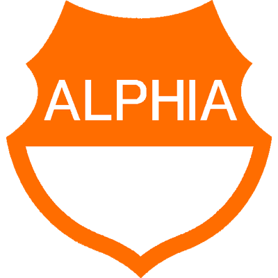 Clublogo voetbalvereniging Alphia uit Alphen aan den Rijn