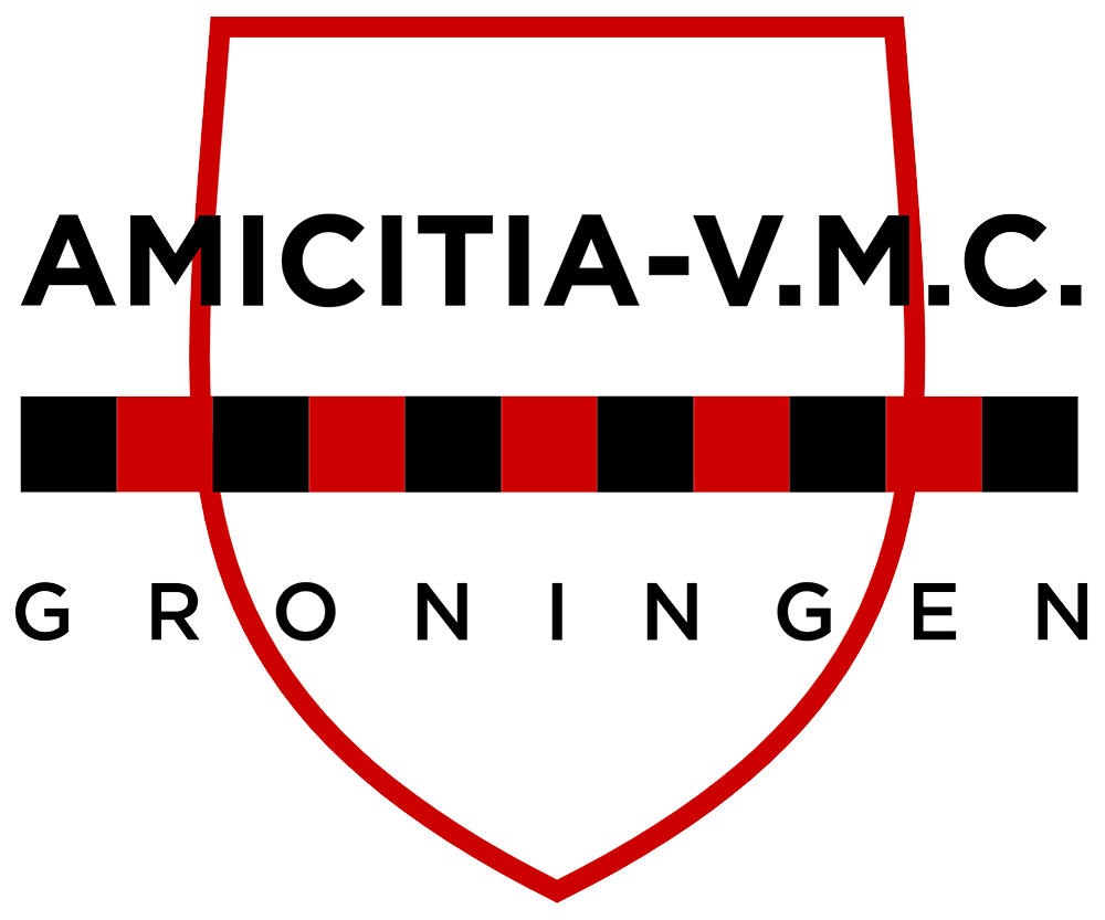 Clublogo voetbalvereniging Amicitia VMC uit Groningen