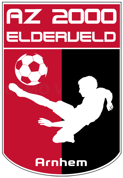 Clublogo voetbalvereniging ASV AZ 2000-Elderveld uit Arnhem