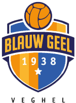 Clublogo voetbalvereniging Blauw Geel '38 uit Veghel