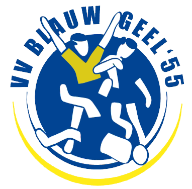 Clublogo voetbalvereniging Blauw Geel '55 uit Ede