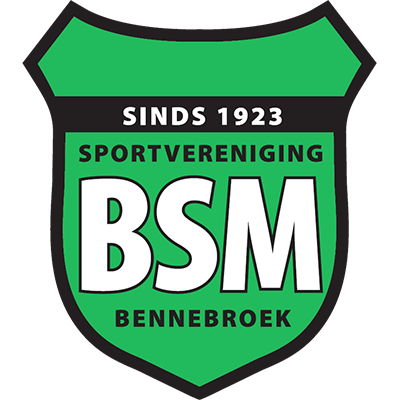 Clublogo voetbalvereniging SV BSM uit Bennebroek