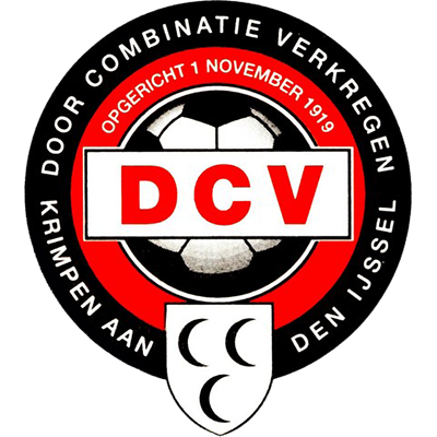 Clublogo voetbalvereniging DCV uit Krimpen aan den IJssel