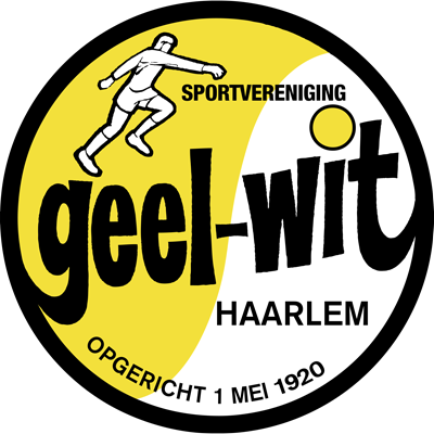 Clublogo voetbalvereniging SV Geel Wit '20 uit Haarlem