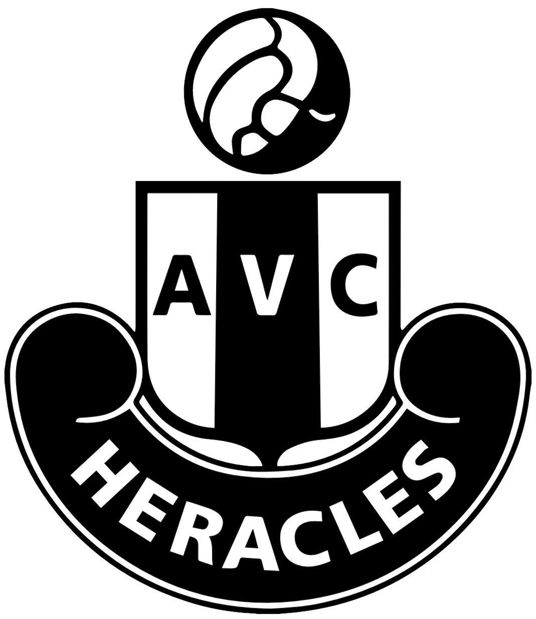 Clublogo voetbalvereniging AVC Heracles uit Almelo