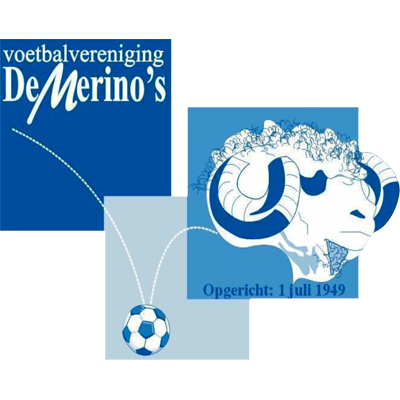 Clublogo voetbalvereniging De Merino's uit Veenendaal