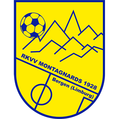 Clublogo voetbalvereniging Montagnards uit Bergen (L)