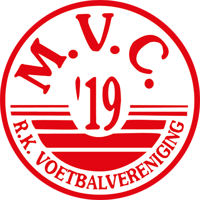 Clublogo voetbalvereniging MVC '19 uit Maasbree