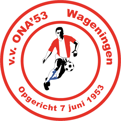 Clublogo voetbalvereniging ONA '53 uit Wageningen