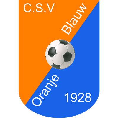 Club logo football club CSV Oranje Blauw uit Nijmegen