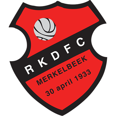 Clublogo voetbalvereniging RKDFC uit Merkelbeek
