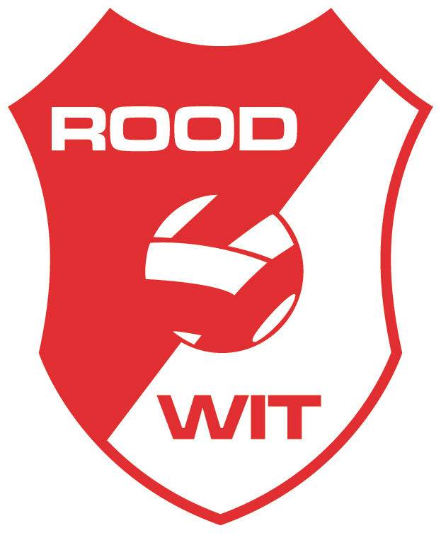 Clublogo voetbalvereniging Rood Wit W uit St. Willebrord