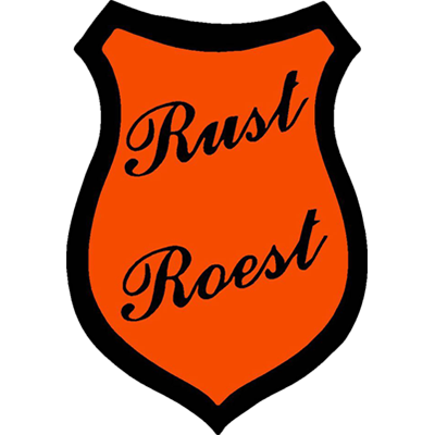 Clublogo voetbalvereniging Rust Roest uit Eindhoven