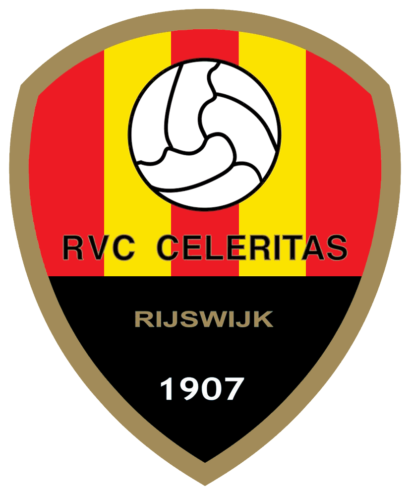 Clublogo voetbalvereniging RVC Celeritas uit Rijswijk, ZH