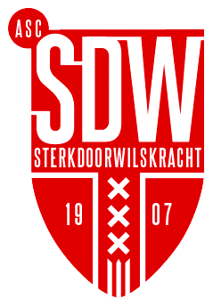 Clublogo voetbalvereniging ASC SDW uit Amsterdam