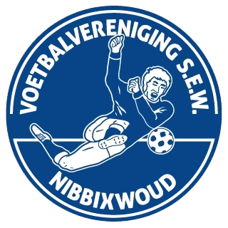 Clublogo voetbalvereniging SEW uit Nibbixwoud