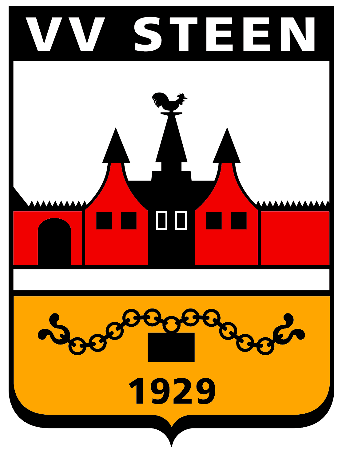 Clublogo voetbalvereniging VV Steen uit Sint Jansteen