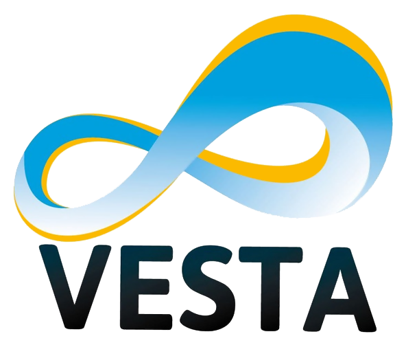 Clublogo voetbalvereniging Vesta '19 uit Ravenstein en Demen