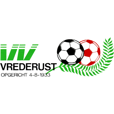 Clublogo voetbalvereniging VV Vrederust uit Halsteren