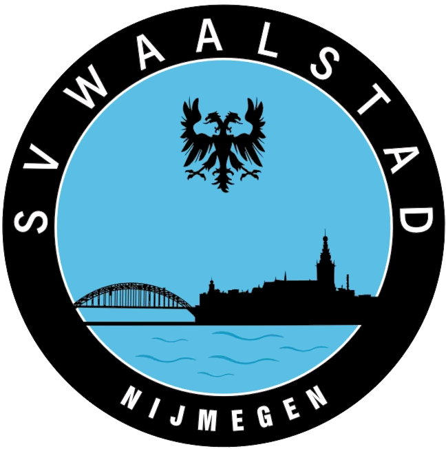 Clublogo voetbalvereniging SV Waalstad uit Nijmegen