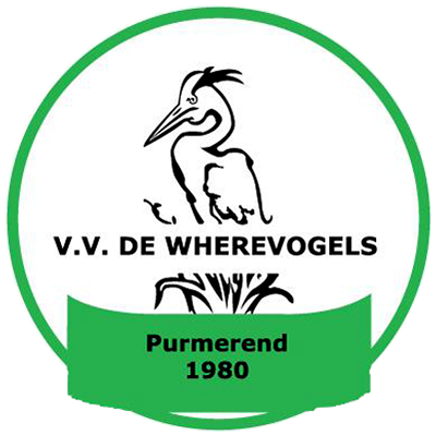 Clublogo voetbalvereniging De Wherevogels uit Purmerend