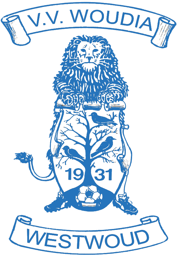 Clublogo voetbalvereniging VV Woudia uit Westwoud