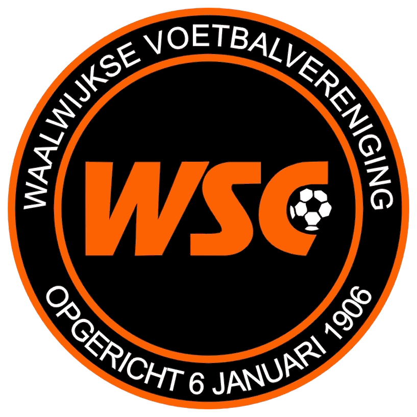 Clublogo voetbalvereniging WSC uit Waalwijk