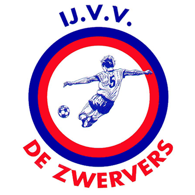 Clublogo voetbalvereniging IJVV de Zwervers uit Rotterdam