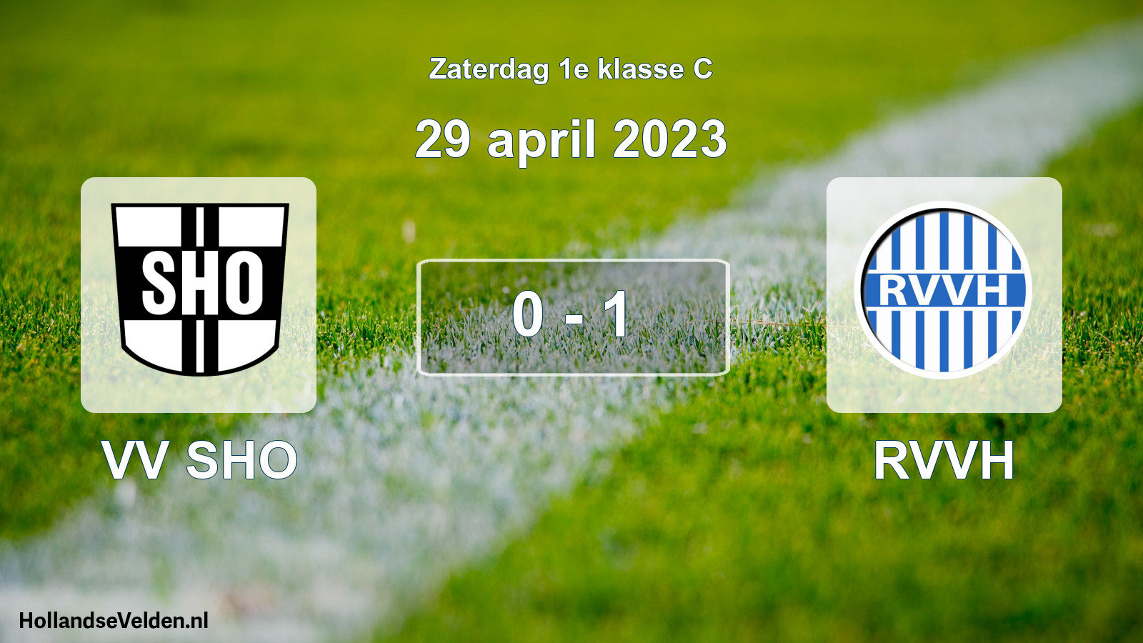 Gespeelde wedstrijd: VV SHO - RVVH 0 - 1 (29 april 2023)