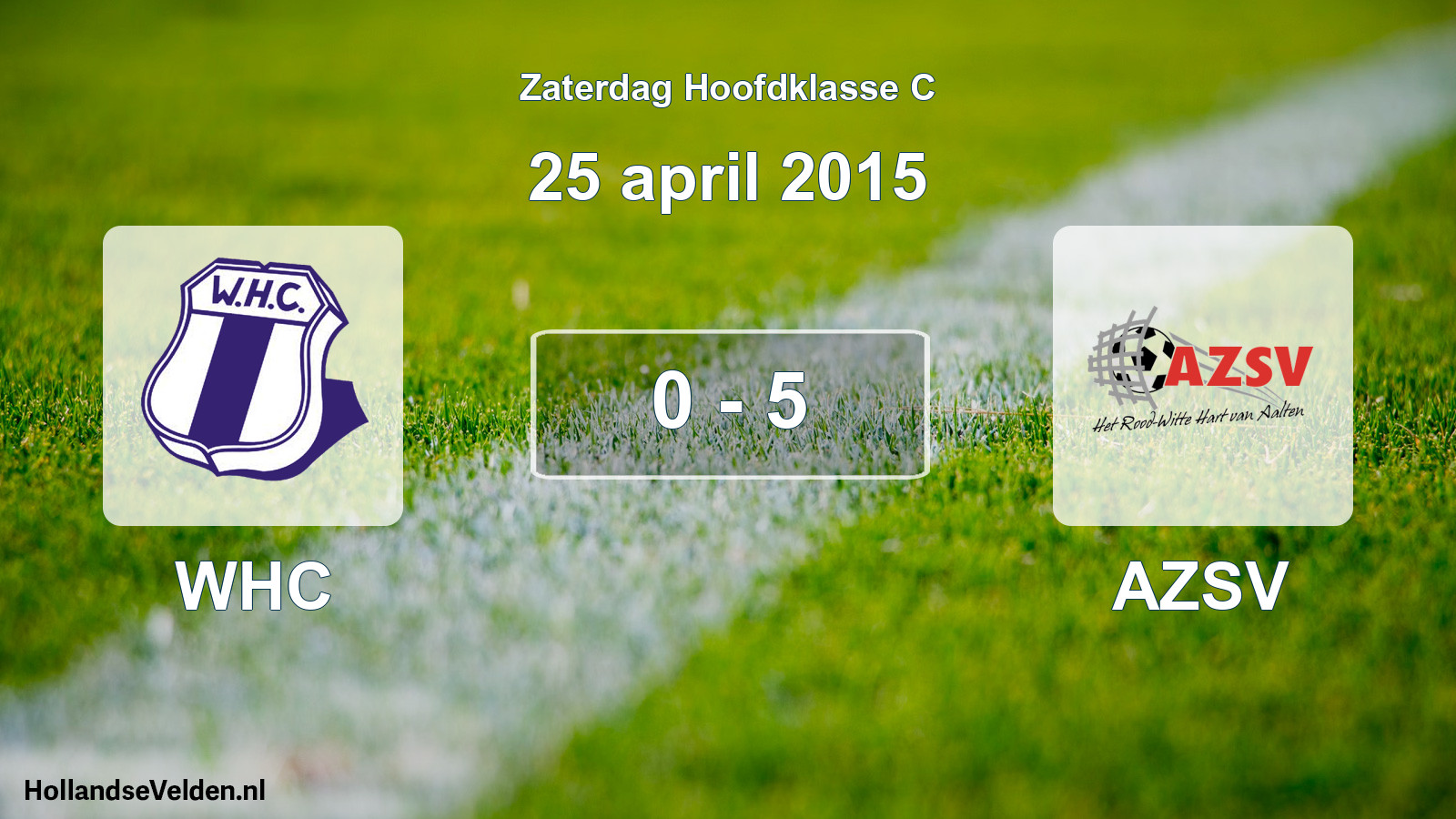 Total number of matches played: WHC - AZSV 0 - 5 (25 April 2015)