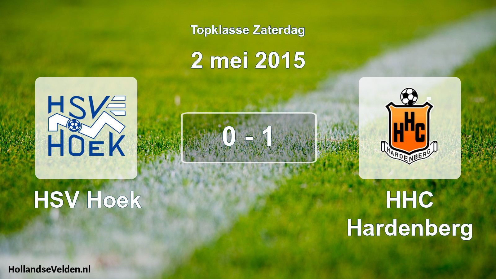 Gespeelde wedstrijd: HSV Hoek - HHC Hardenberg 0 - 1 (2 mei 2015)