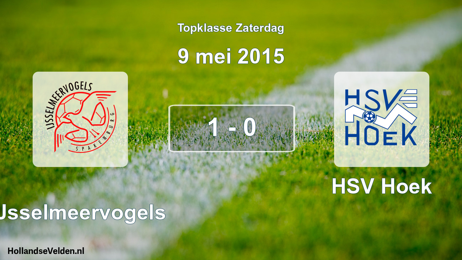 Gespeelde wedstrijd: IJsselmeervogels - HSV Hoek 1 - 0 (9 mei 2015)