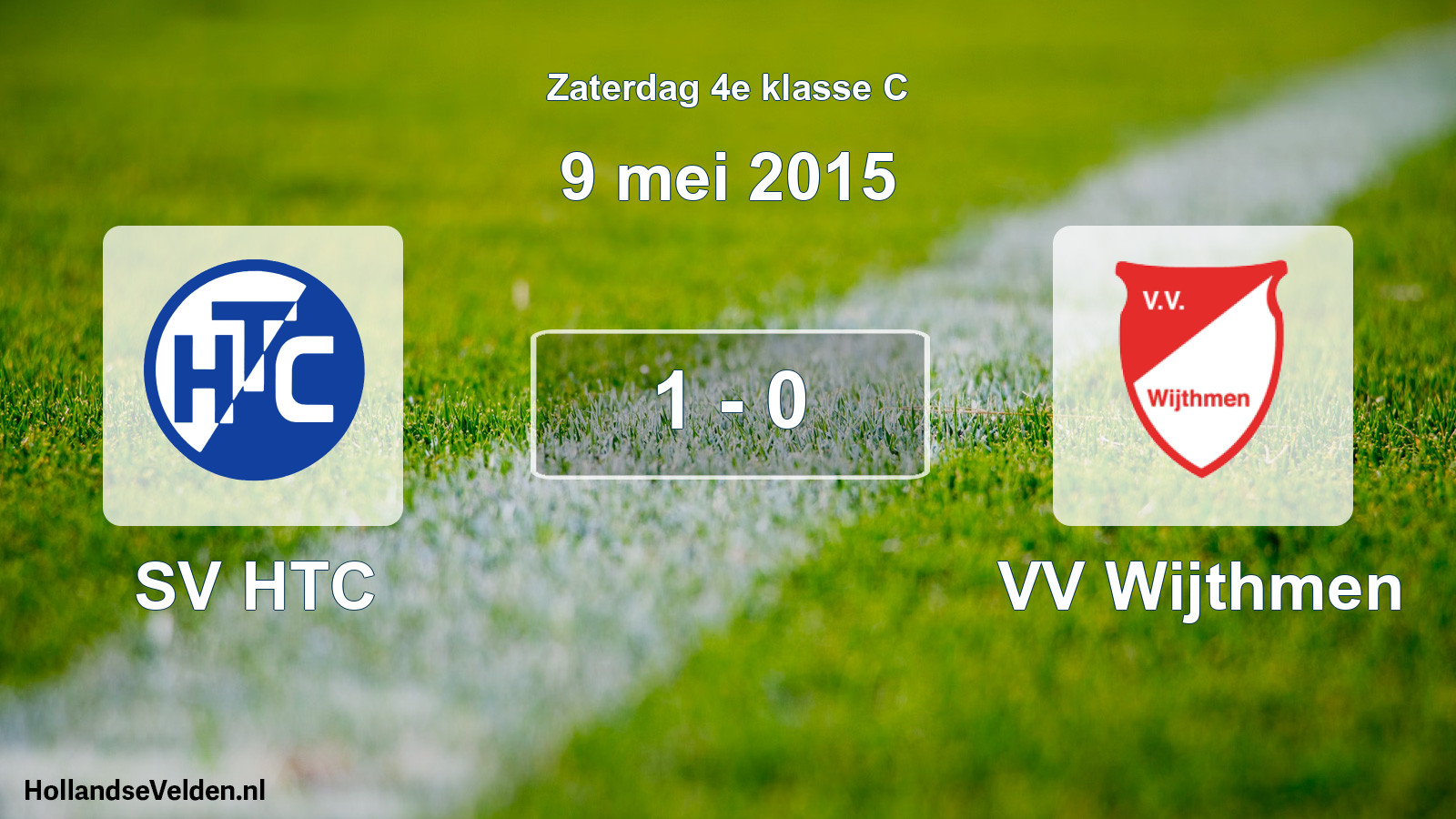 Gespeelde wedstrijd: SV HTC - VV Wijthmen 1 - 0 (9 mei 2015)