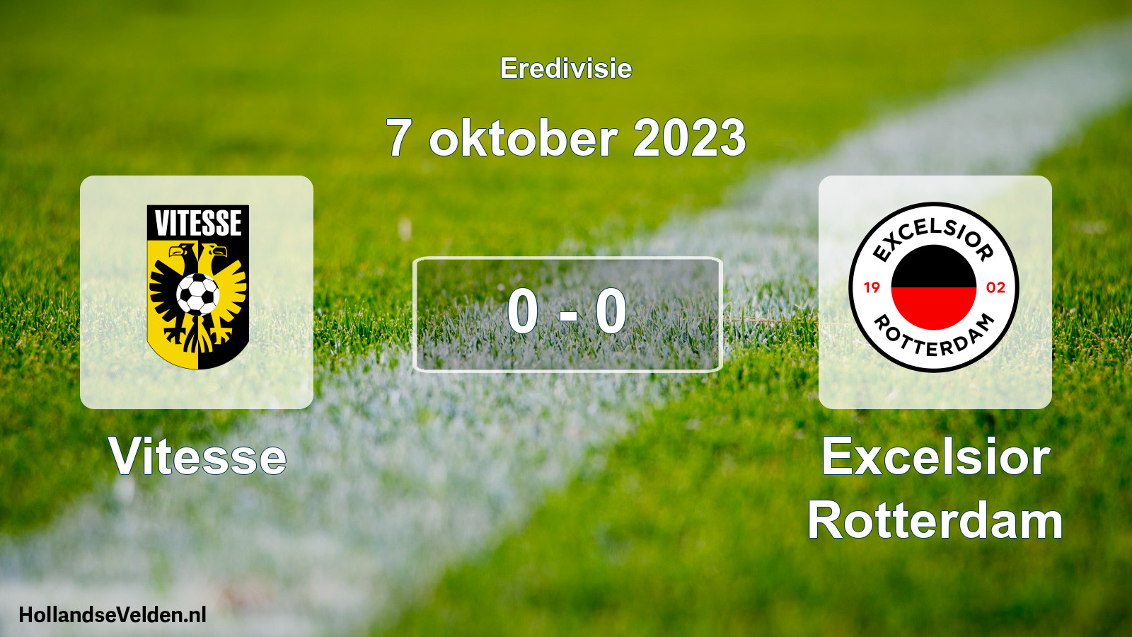 Gespeelde wedstrijd: Vitesse - Excelsior Rotterdam 0 - 0 (7 oktober 2023)