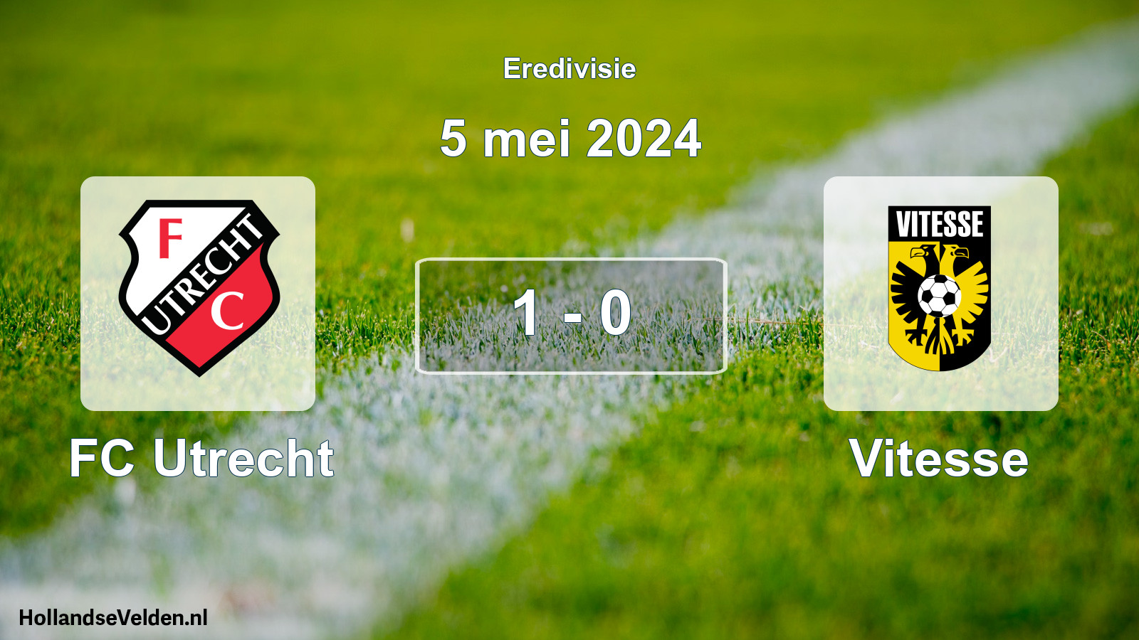 Gespeelde wedstrijd: FC Utrecht - Vitesse 1 - 0 (5 mei 2024)