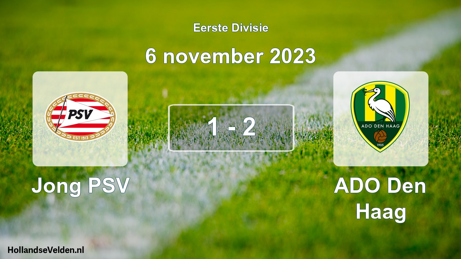 Gespeelde wedstrijd: Jong PSV - ADO Den Haag 1 - 2 (6 november 2023)