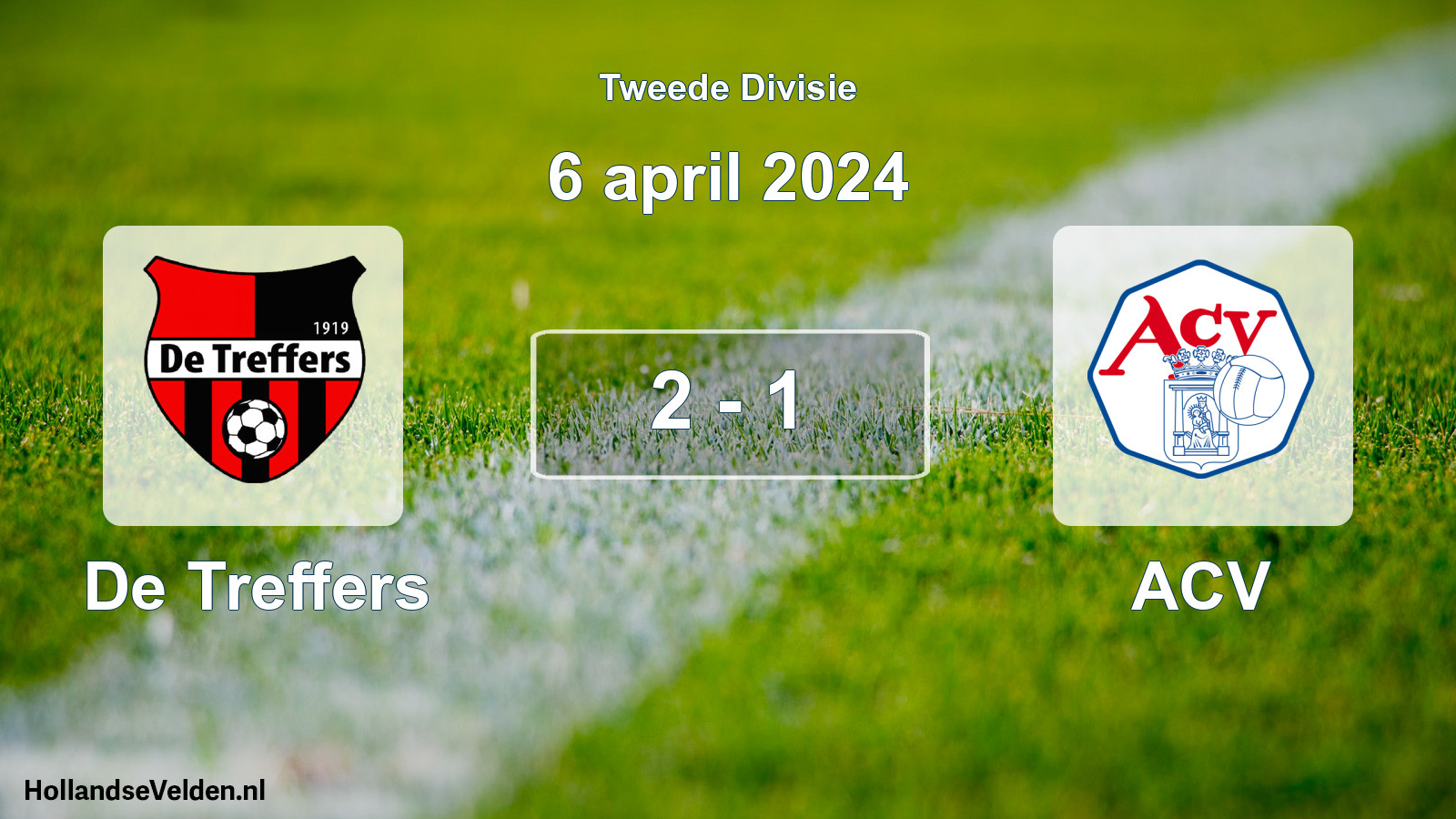 Gespeelde wedstrijd: De Treffers - ACV 2 - 1 (6 april 2024)
