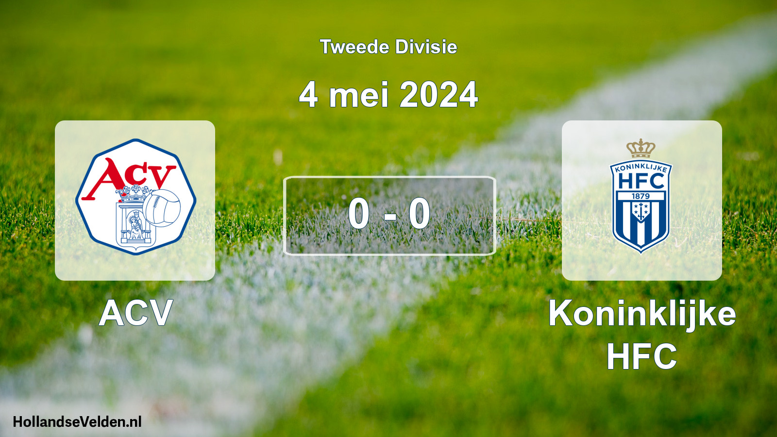 Gespeelde wedstrijd: ACV - Koninklijke HFC 0 - 0 (4 mei 2024)