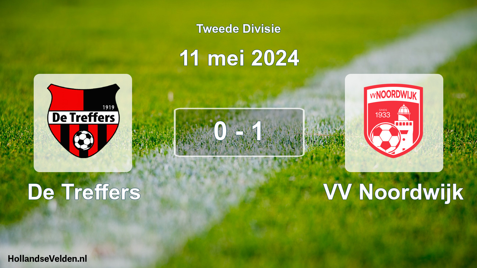 Gespeelde wedstrijd: De Treffers - VV Noordwijk 0 - 1 (11 mei 2024)
