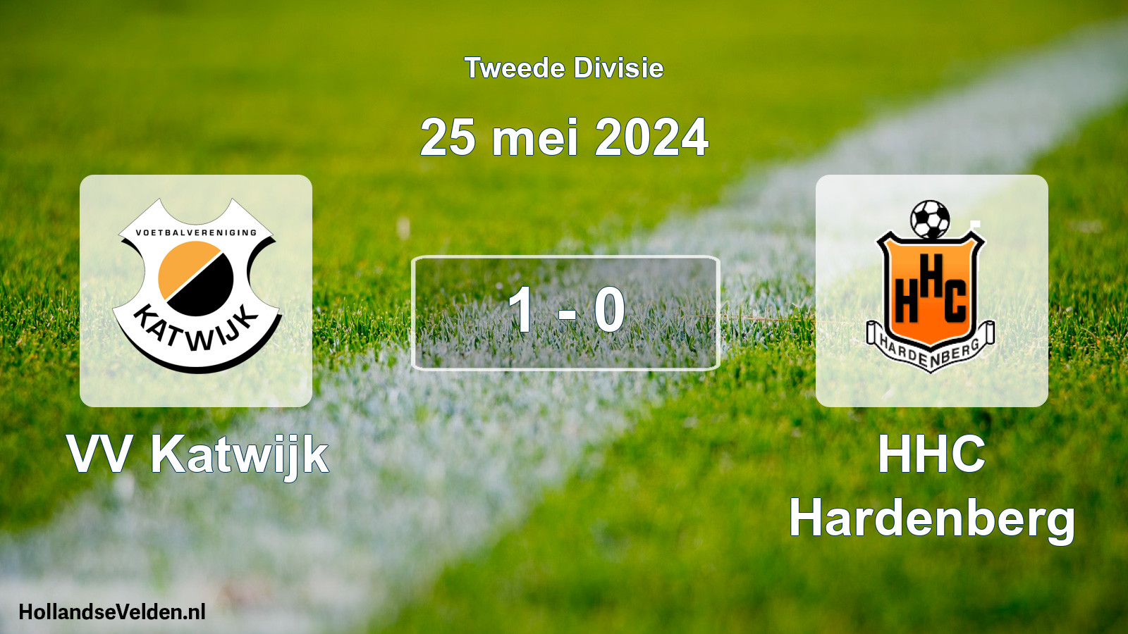Gespeelde wedstrijd: VV Katwijk - HHC Hardenberg 1 - 0 (25 mei 2024)