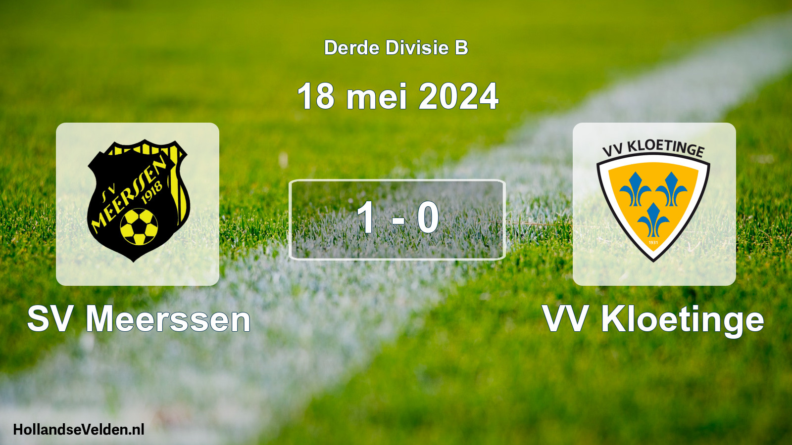 Gespeelde wedstrijd: SV Meerssen - VV Kloetinge 1 - 0 (18 mei 2024)