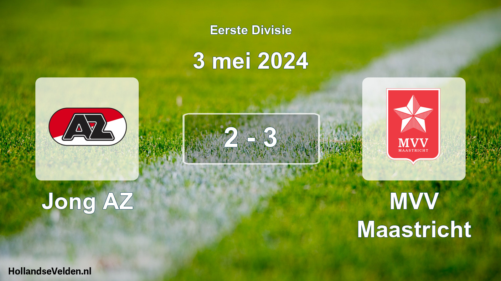 Gespeelde wedstrijd: Jong AZ - MVV Maastricht 2 - 3 (3 mei 2024)