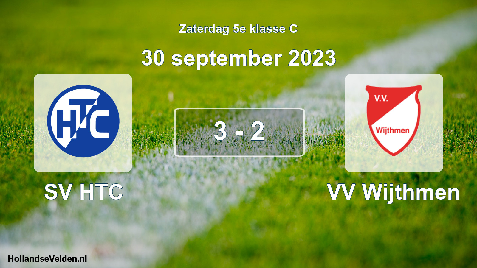 Gespeelde wedstrijd: SV HTC - VV Wijthmen 3 - 2 (30 september 2023)