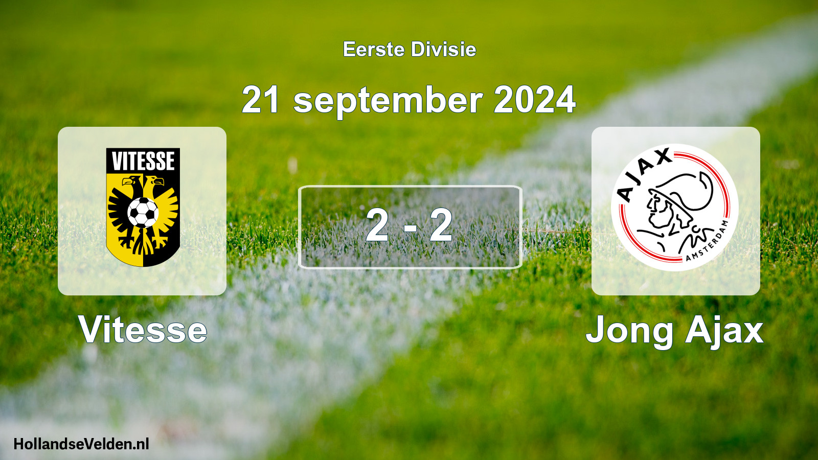 Gespeelde wedstrijd: Vitesse - Jong Ajax 2 - 2 (21 september 2024)