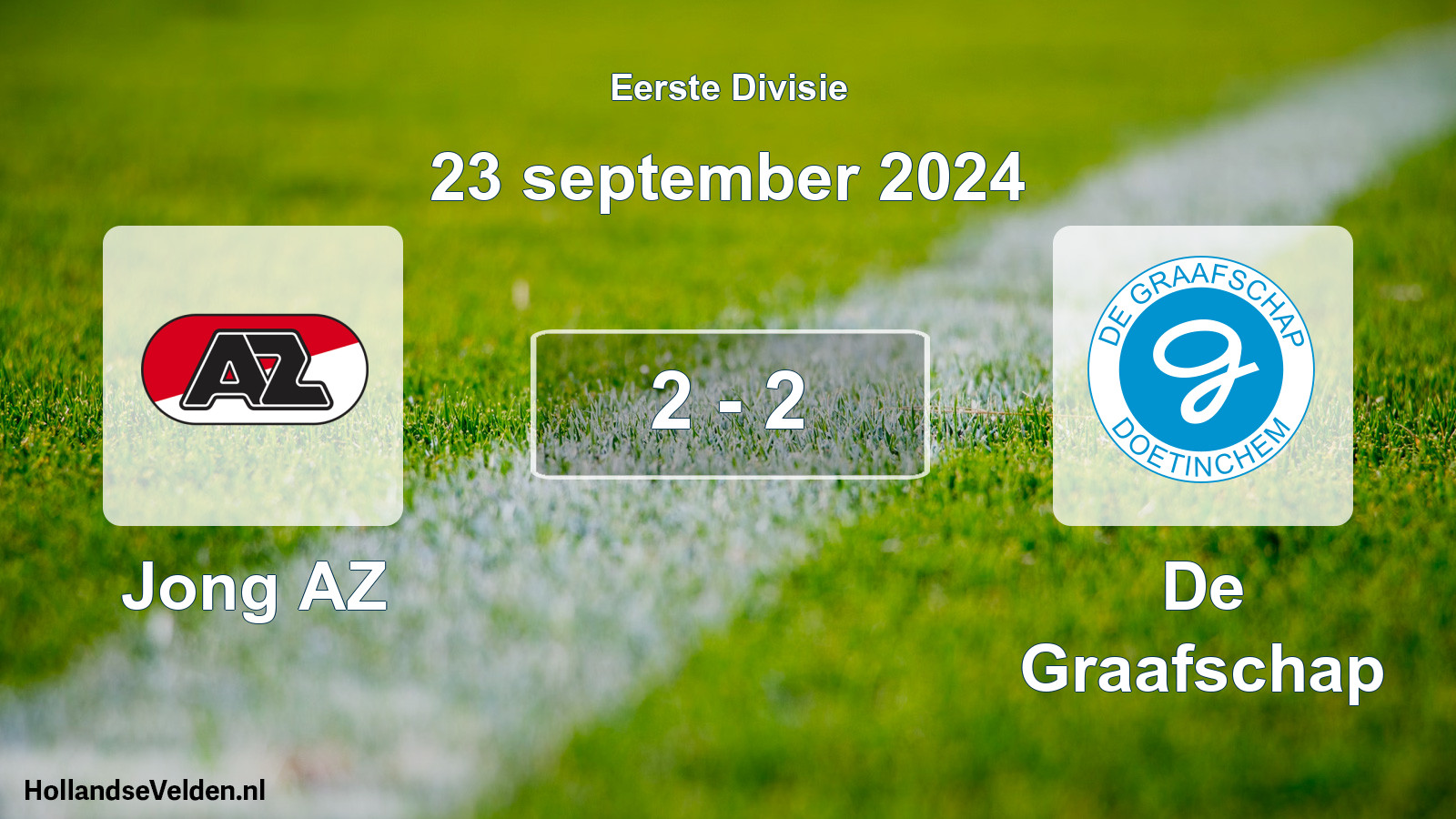 Gespeelde wedstrijd: Jong AZ - De Graafschap 2 - 2 (23 september 2024)