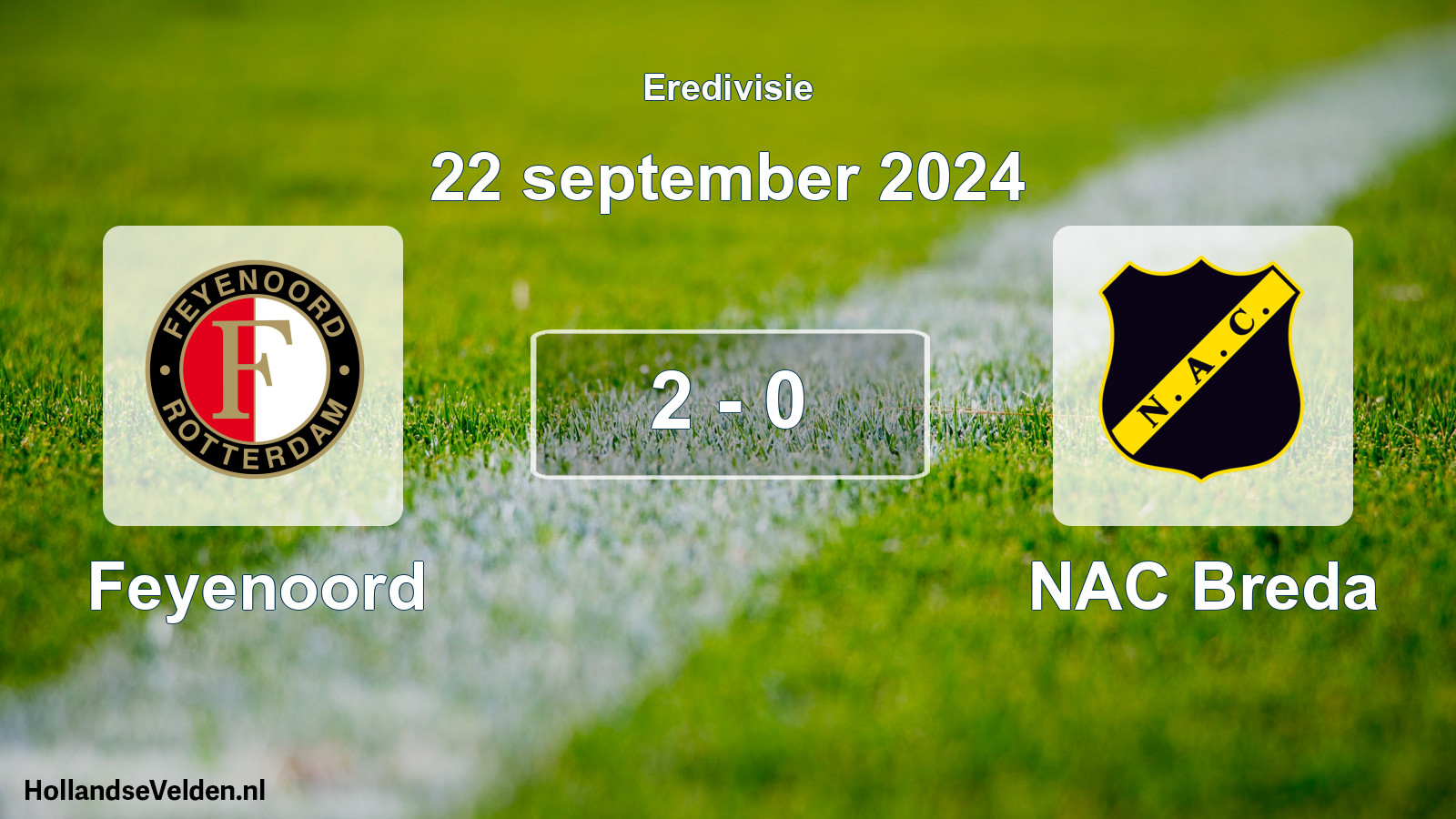 Gespeelde wedstrijd: Feyenoord - NAC Breda 2 - 0 (22 september 2024)