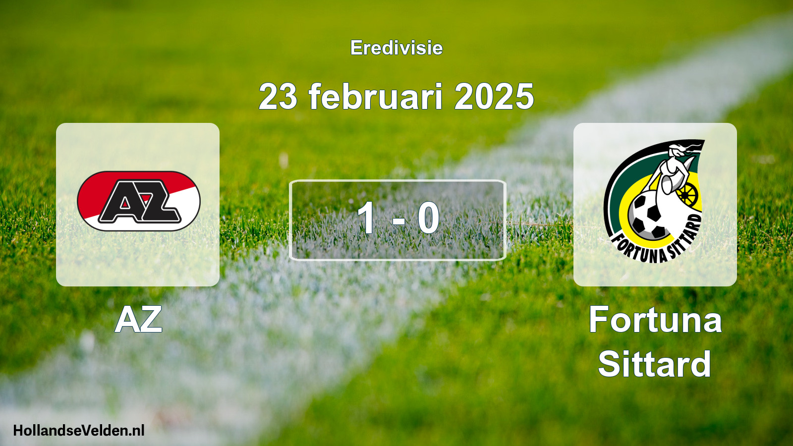 Gespeelde wedstrijd: AZ - Fortuna Sittard 1 - 0 (23 februari 2025)