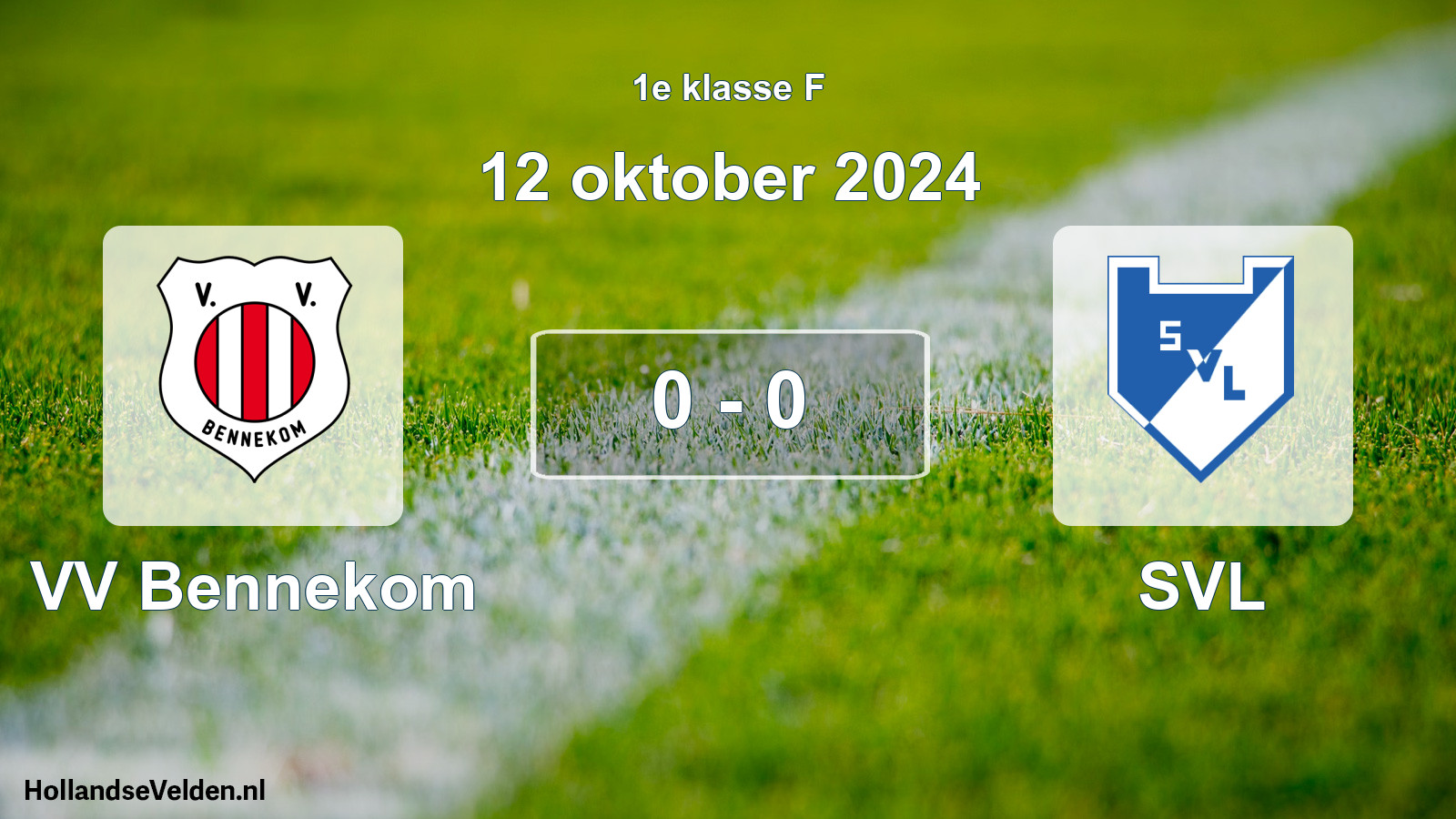 Gespeelde wedstrijd: VV Bennekom - SVL 0 - 0 (12 oktober 2024)