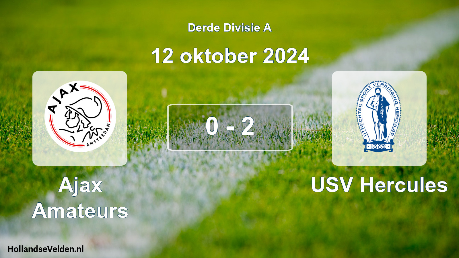 Gespeelde wedstrijd: Ajax Amateurs - USV Hercules 0 - 2 (12 oktober 2024)